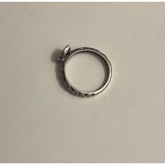 Silpada Ring Size 6 CZ 925 Sterling Silver Cubic Zirconia Belle Fleur - Picture 2 of 5